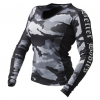 Футболка Better Bodies Shaped l/s, Grey Camo, с длинным рукавом